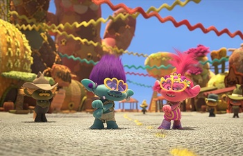 Trolls World Tour offert à la maison