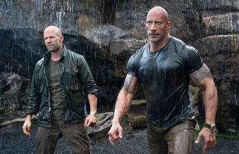 Photos : The Rock et Jason Statham en pleine forme dans le film Hobbs & Shaw