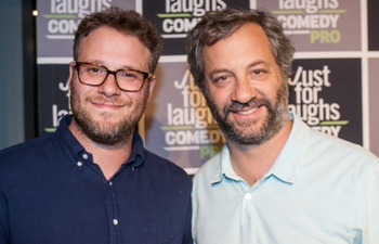 Visionnement de Sausage Party dans le cadre de Juste pour rire avec Seth Rogen et Judd Apatow