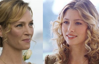 Uma Thurman et Jessica Biel dans la comédie Playing the Field