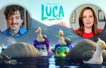 Vidéo : Entrevue avec le réalisateur et la productrice du film d'animation Luca